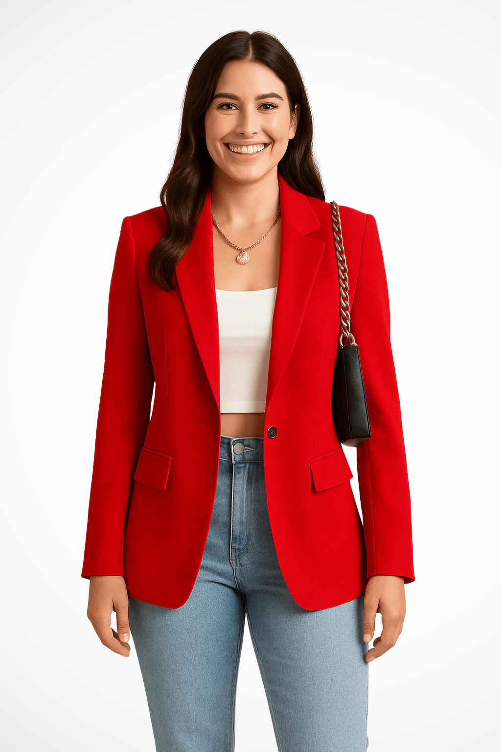 Elrita | Blazer su misura con chiusura a bottone