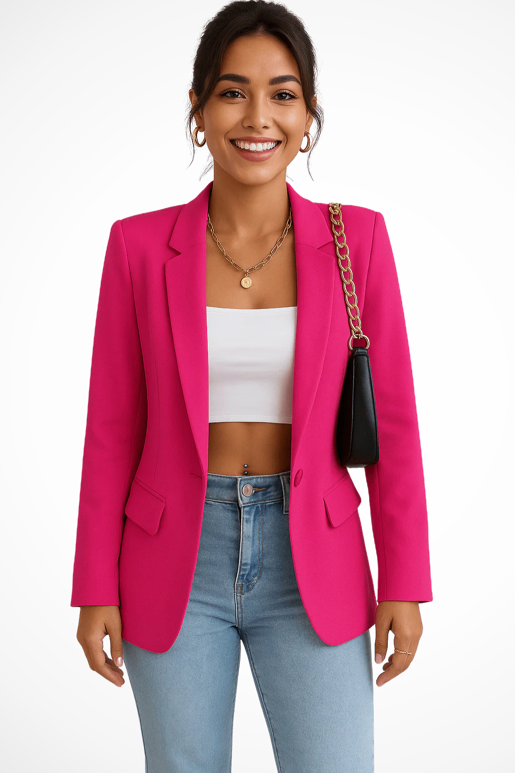 Elrita | Blazer su misura con chiusura a bottone