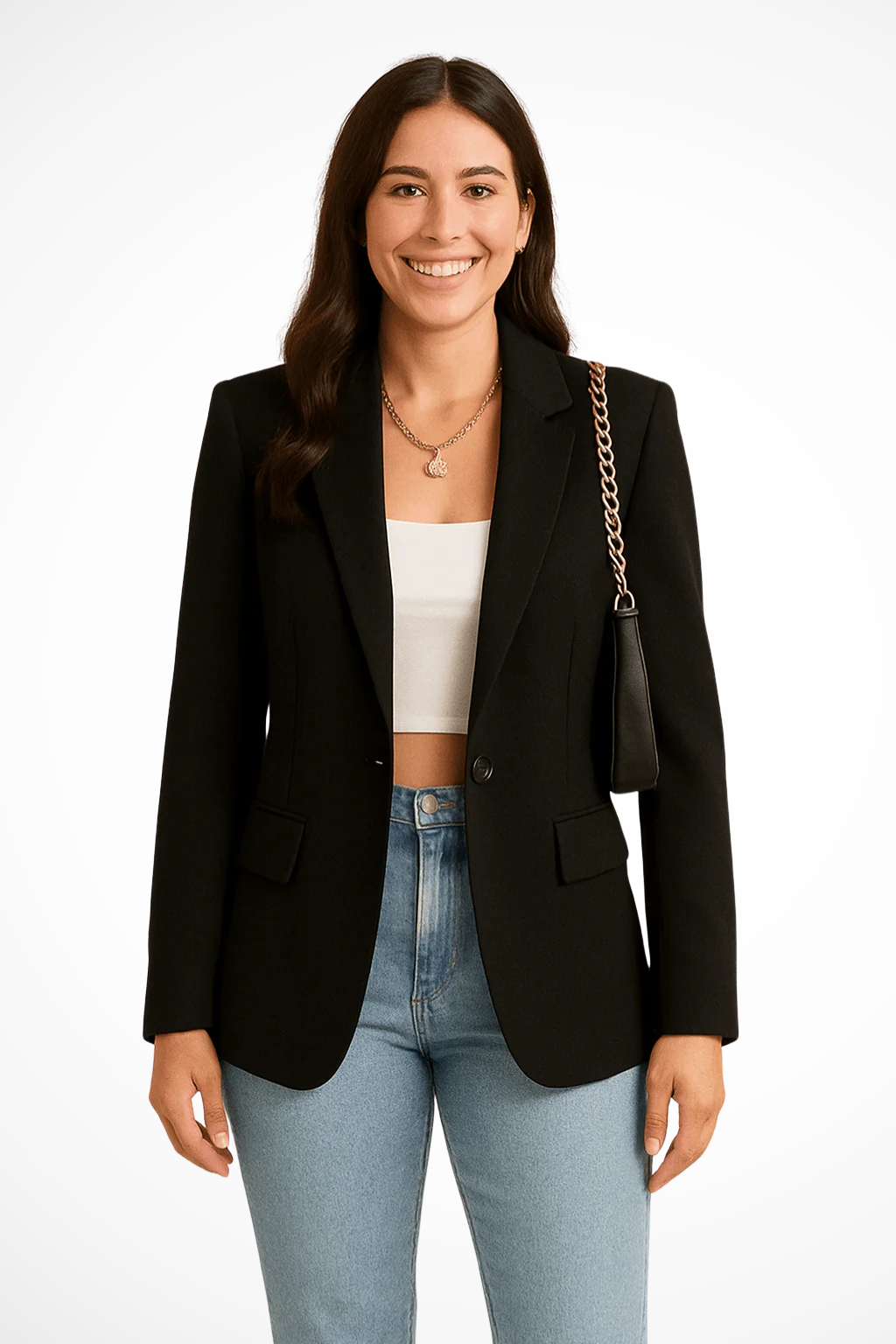 Elrita | Blazer su misura con chiusura a bottone