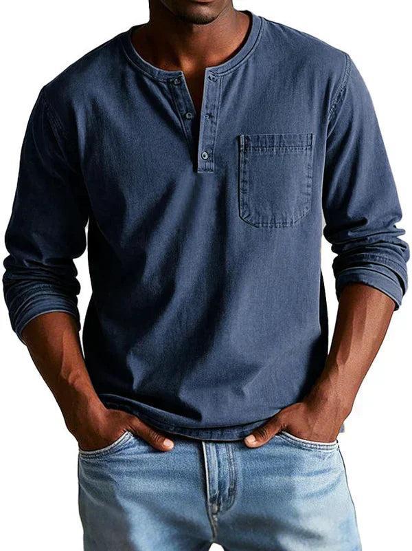 Elrita | Camicia Henley a maniche lunghe