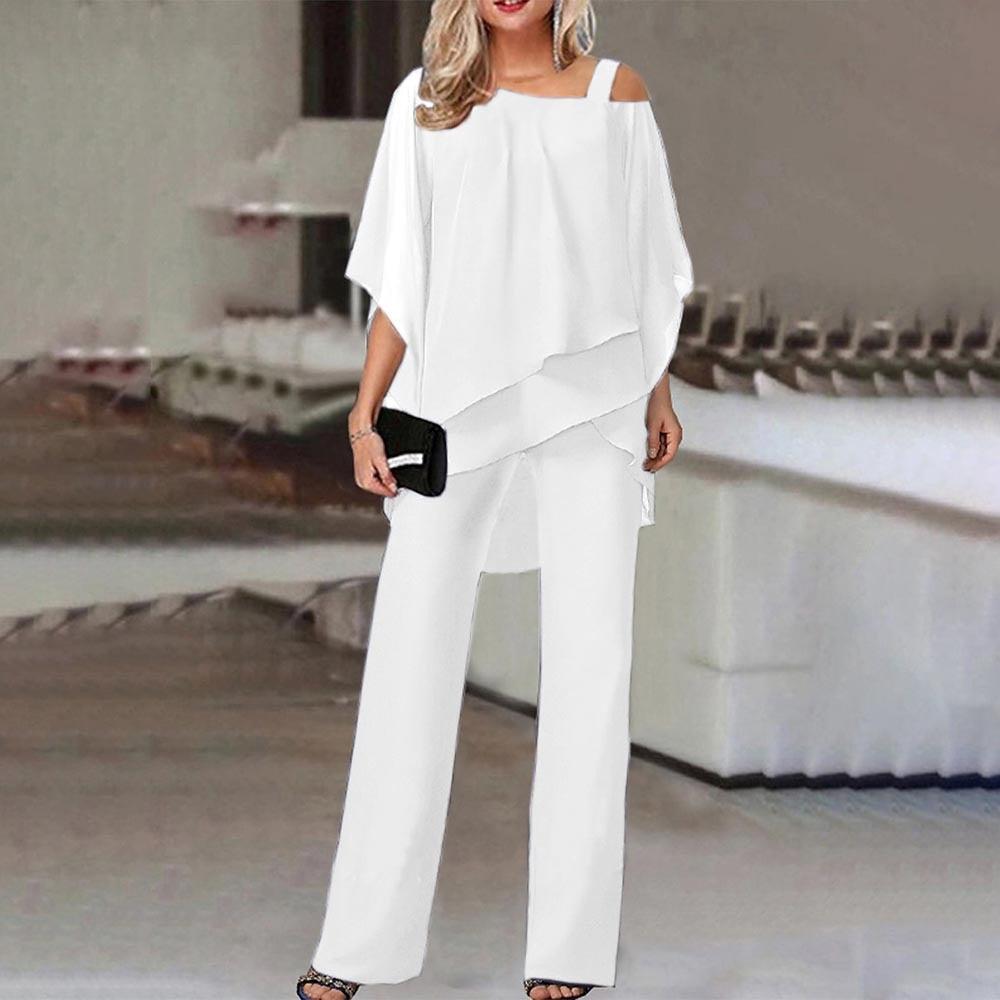 Elrita | Completo due pezzi composto da blusa a spalle scoperte e pantaloni