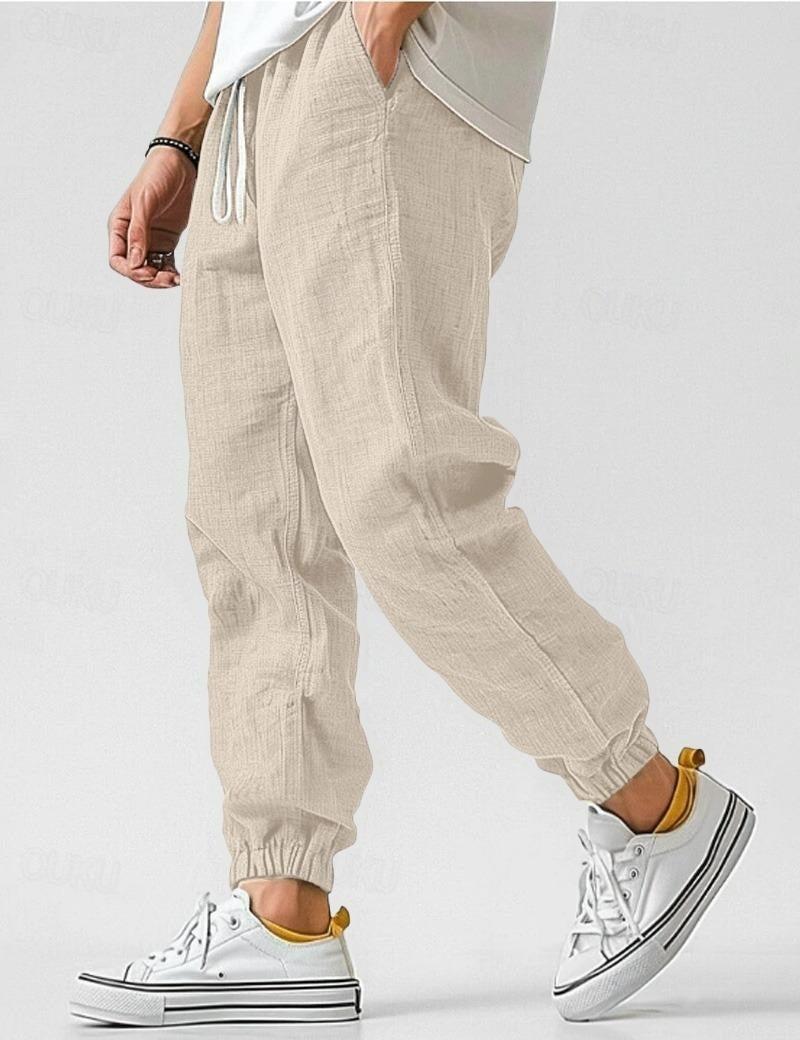 Elrita | Pantaloni in lino leggeri con silhouette rilassata