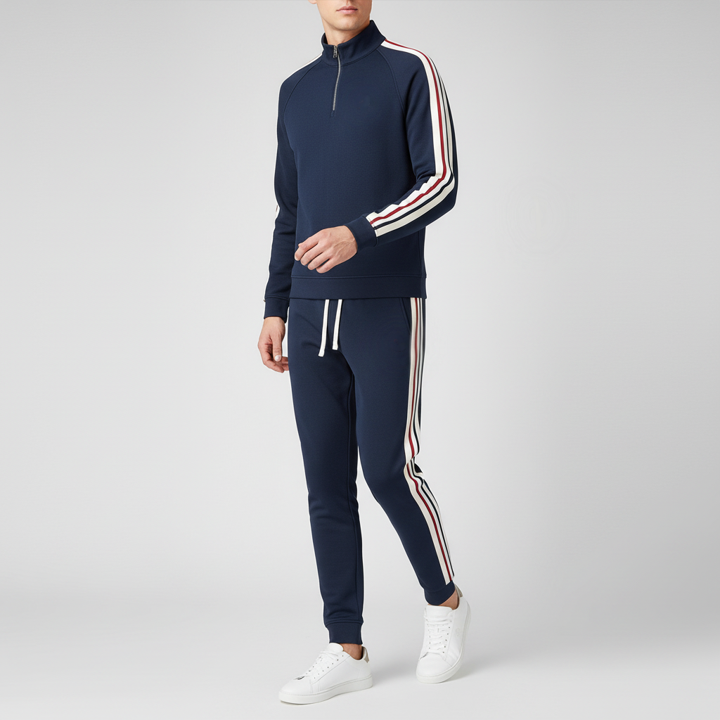 Elrita | Set di tuta con zip a quarti