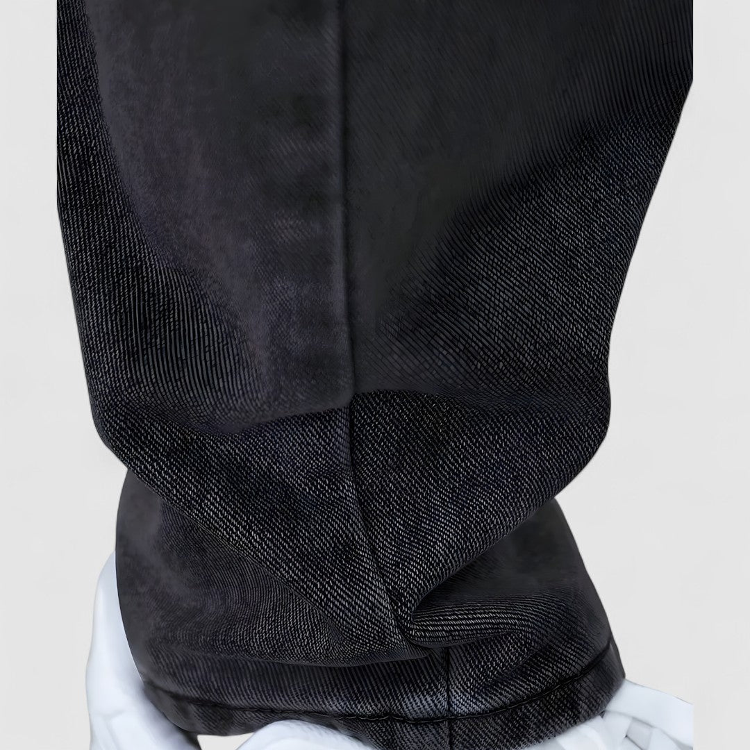 Jeans da uomo a gamba dritta, denim casual a cinque tasche per tutti i giorni - view 8
