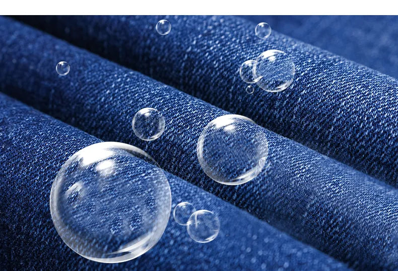 Jeans slim fit da uomo elasticizzati, comodi per ufficio e tempo libero - foto 6