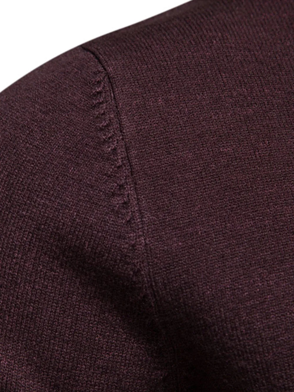 Maglione uomo a collo alto in maglia, elegante e caldo per autunno e inverno - foto 16