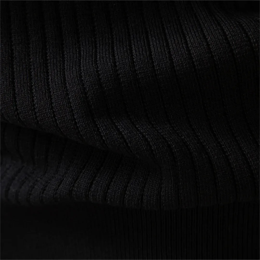 Maglione uomo girocollo con bottoni e maniche lunghe, a costine, casual - view 8