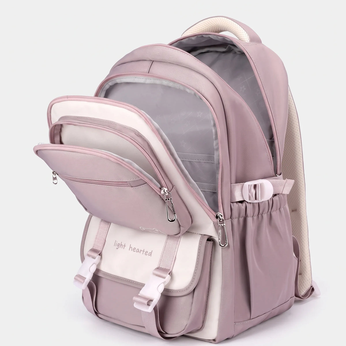 Zaino scolastico multitasche con porta pc, per medie e superiori - zaino con tante tasche - view 8