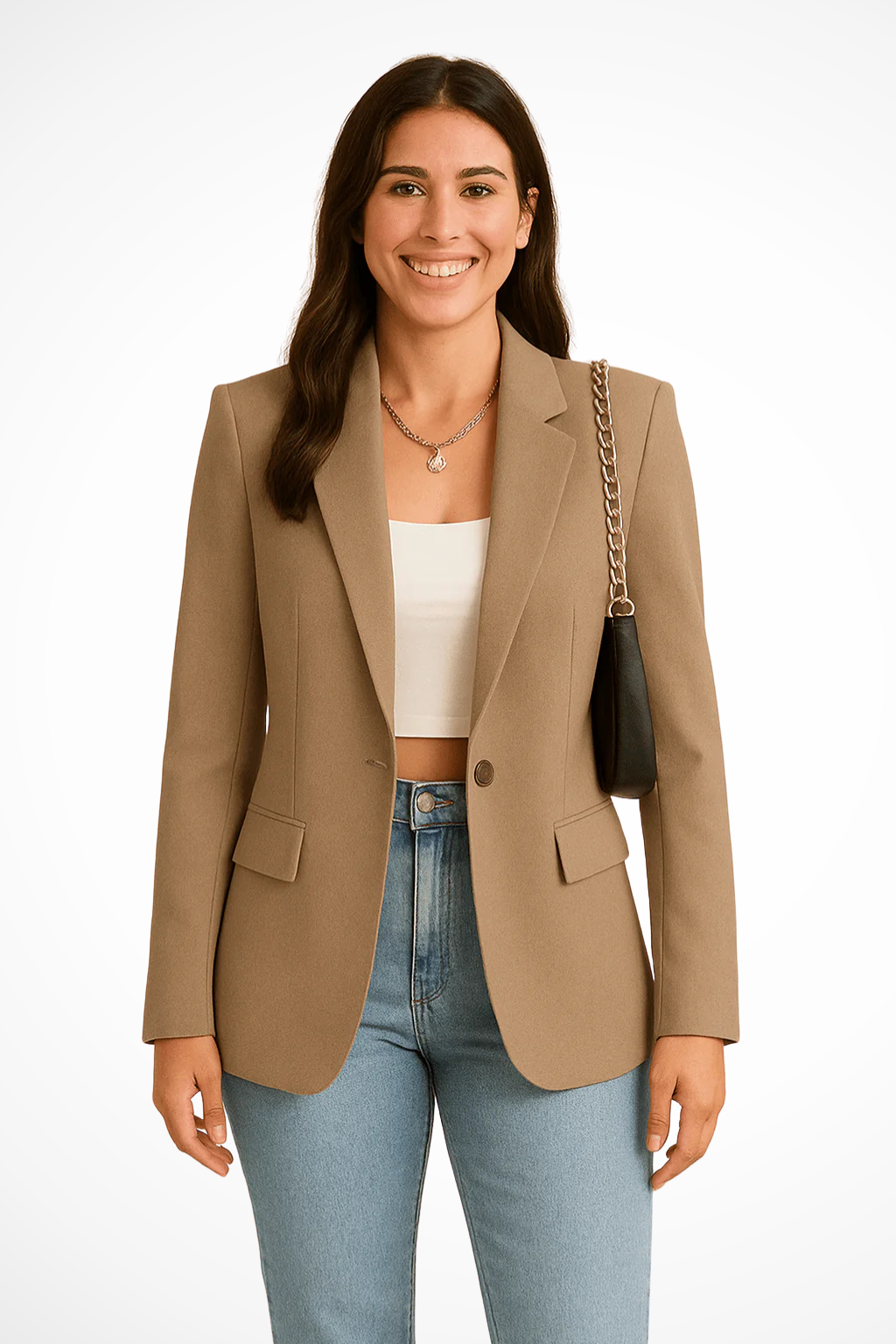 Elrita | Blazer su misura con chiusura a bottone