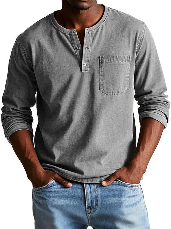 Elrita | Camicia Henley a maniche lunghe