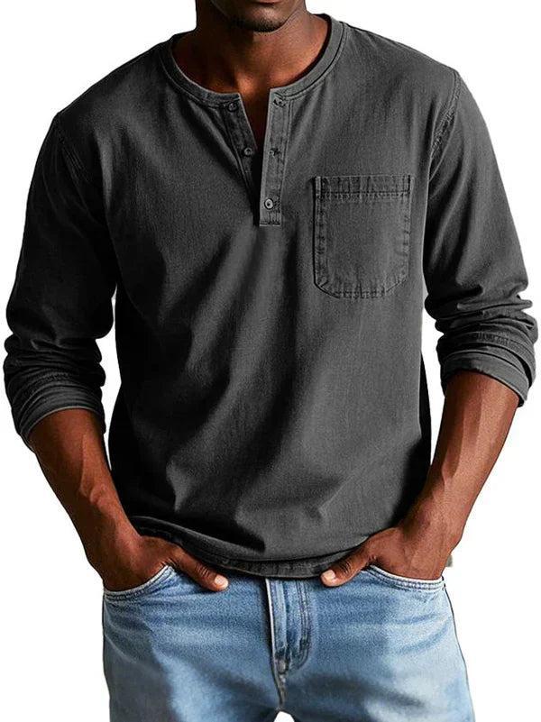 Elrita | Camicia Henley a maniche lunghe