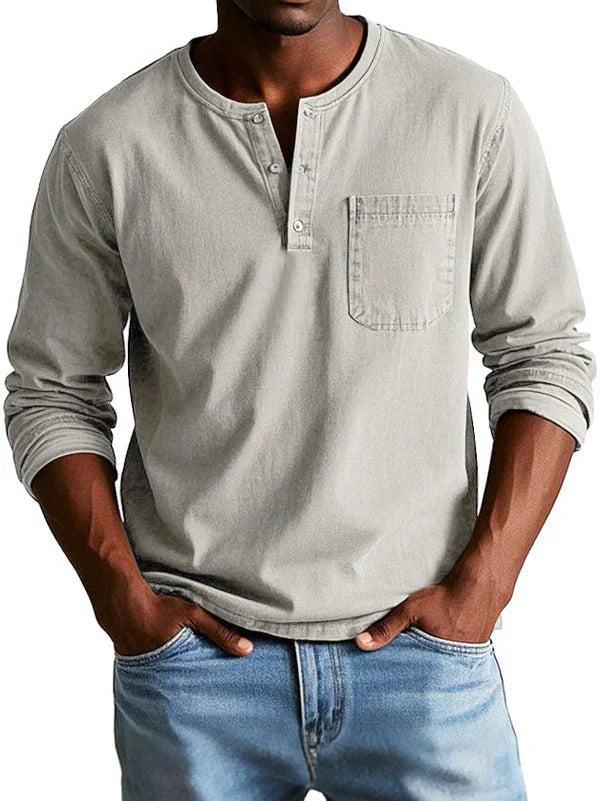 Elrita | Camicia Henley a maniche lunghe