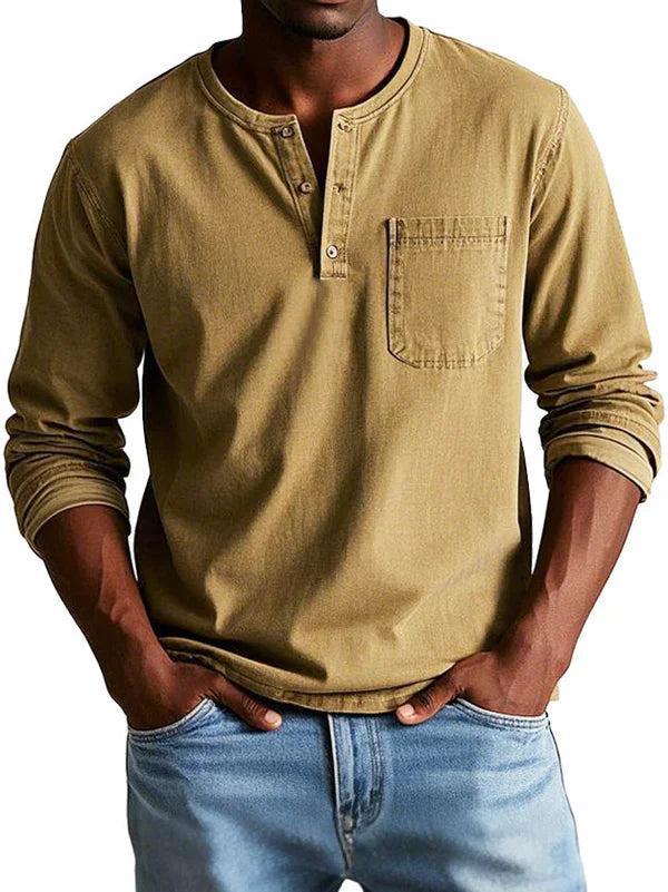Elrita | Camicia Henley a maniche lunghe