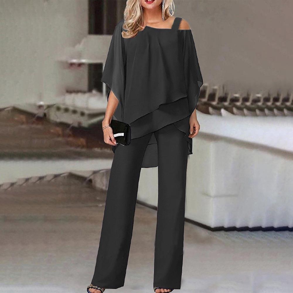 Elrita | Completo due pezzi composto da blusa a spalle scoperte e pantaloni