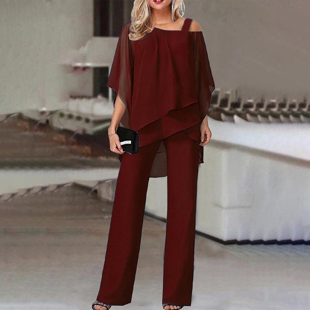 Elrita | Completo due pezzi composto da blusa a spalle scoperte e pantaloni