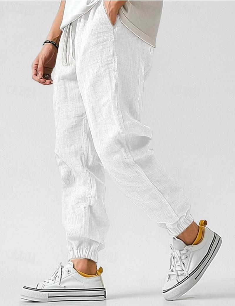 Elrita | Pantaloni in lino leggeri con silhouette rilassata