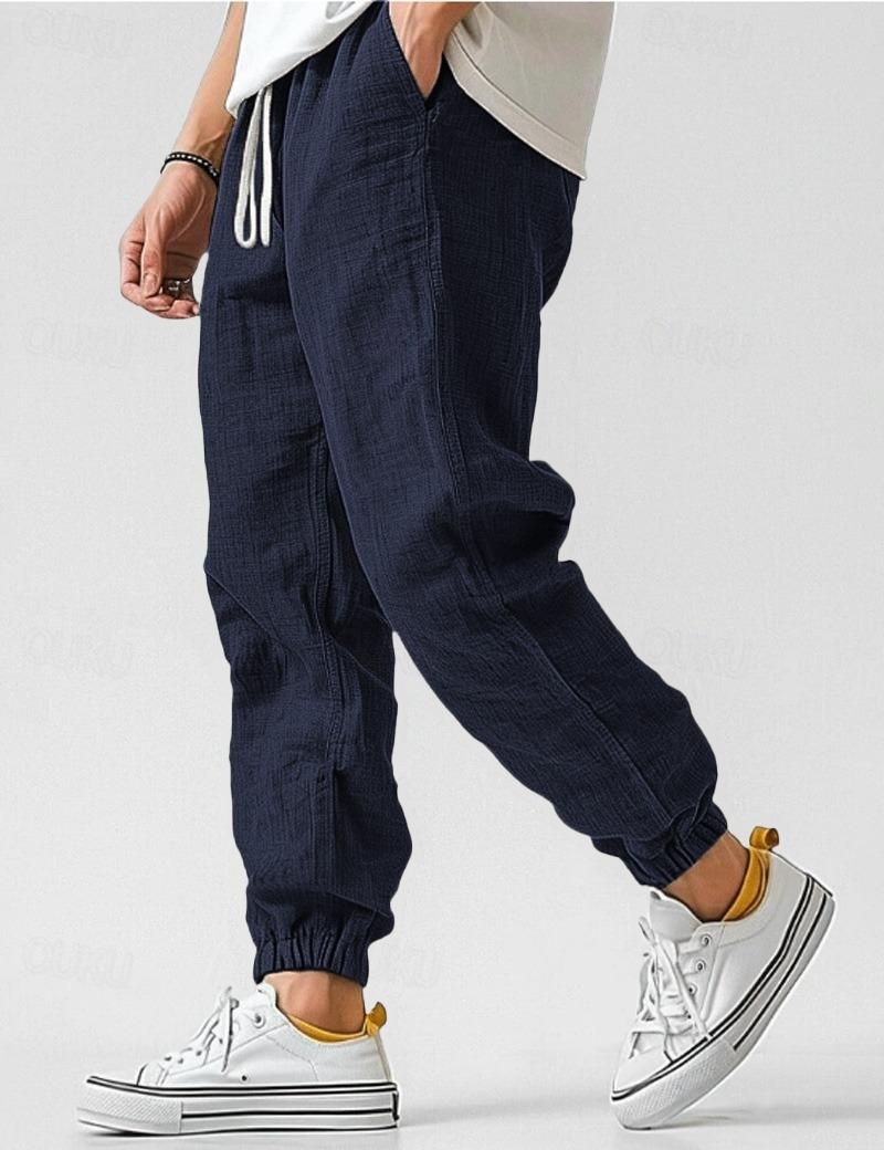 Elrita | Pantaloni in lino leggeri con silhouette rilassata