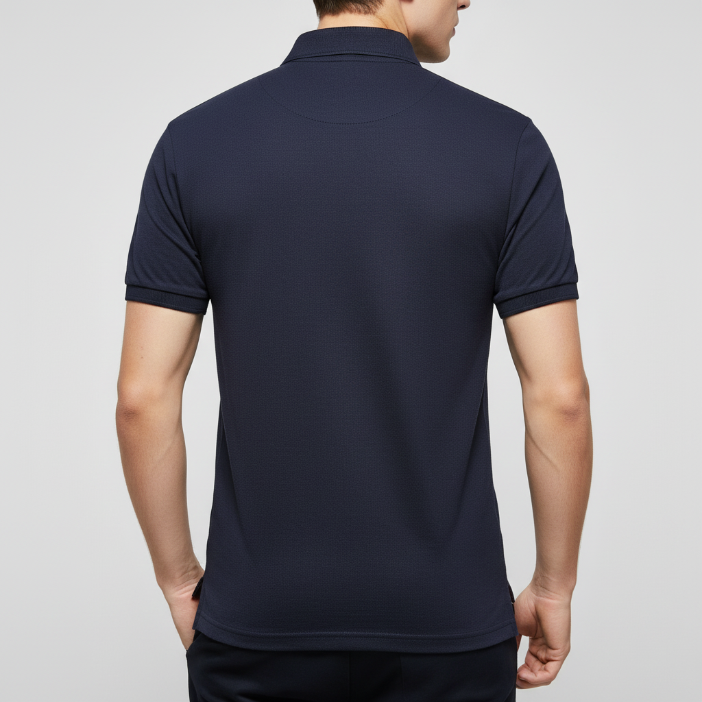 Elrita | Polo elegante vestibilità slim con colletto a righe