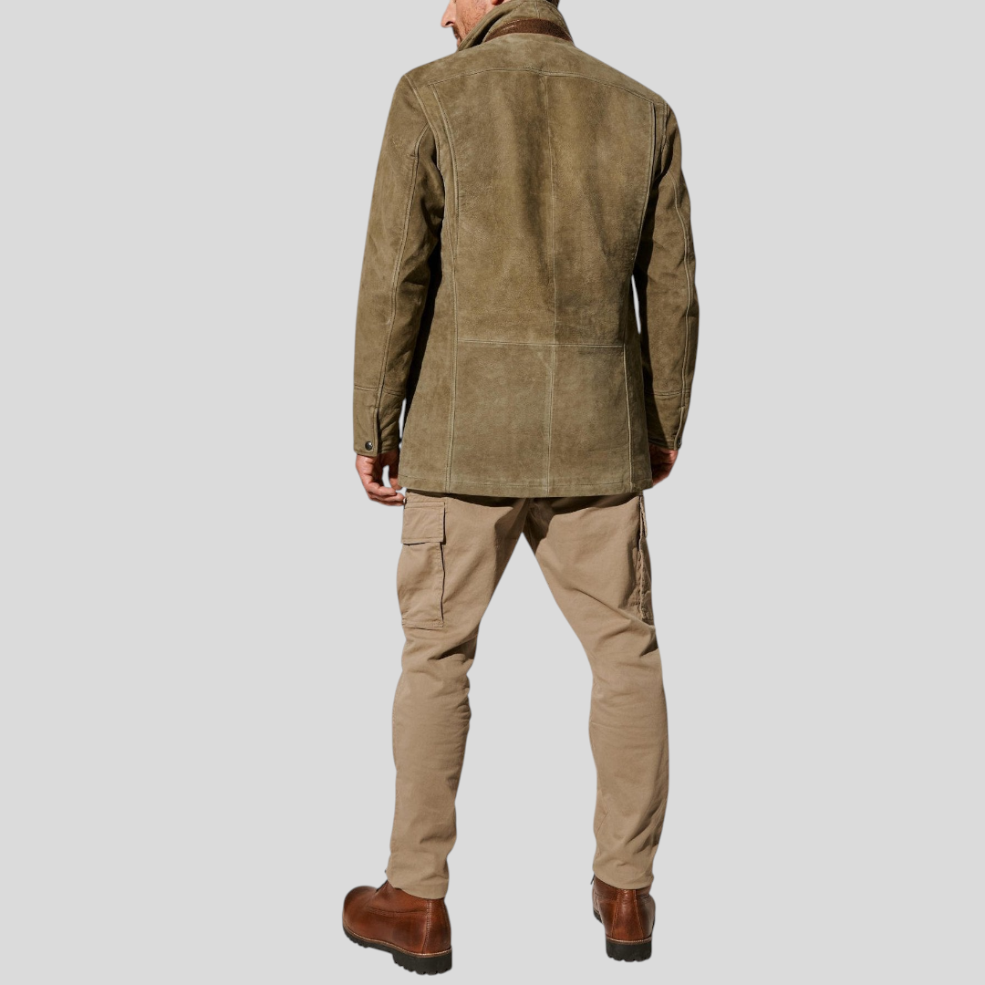 Giacca da uomo classica con revers e bottoni, elegante da ufficio e casual - foto 6