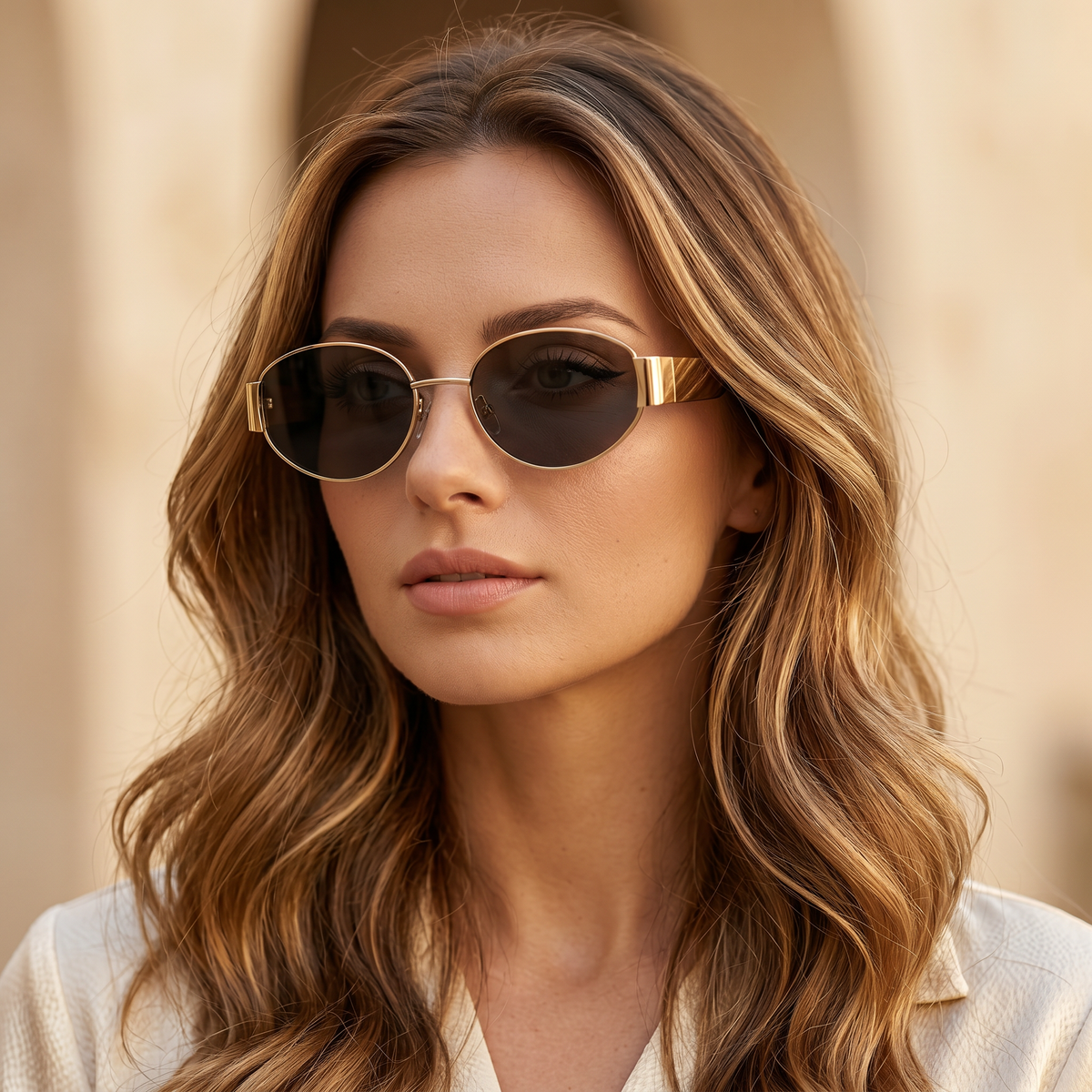 Elrita | Eleganti occhiali da sole dal design retrò
