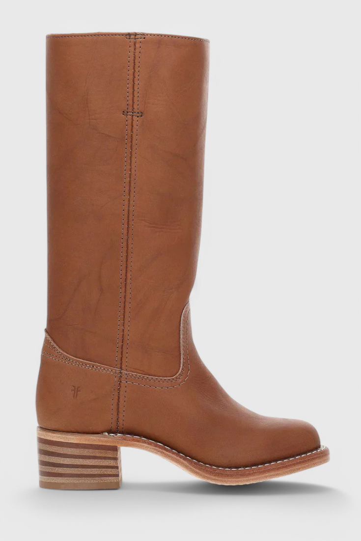 Stivali da donna al ginocchio in pelle con tacco, per l'inverno e le occasioni eleganti - view 8