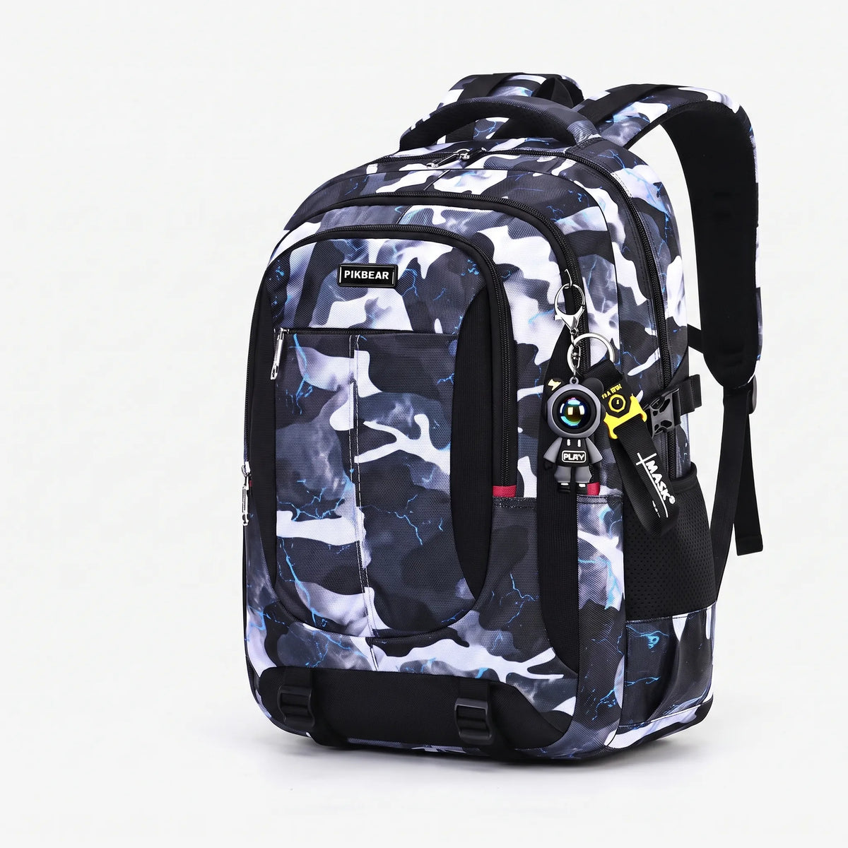 Zaino scolastico multitasche con porta pc 16 pollici, ergonomico per ragazzi, per superiori e viaggio - view 6